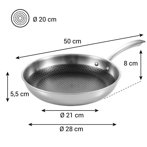 Patelnia SteelCRAFT ø 28 cm (zdjęcie 8)