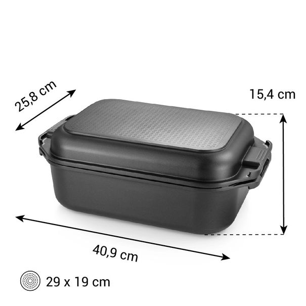 Pekáč s poklopem GrandCHEF 40 x 26 cm (obrázek 9)