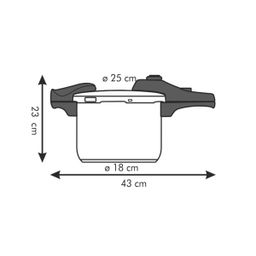 Pentola a pressione BIO EXCLUSIVE+, 6.0 l