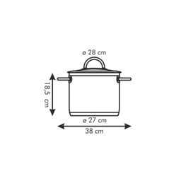 Pentola VISION con coperchio ø 28 cm, 11.0 l