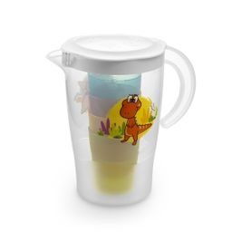 Pitcher with 4 cups DINO 1.7 l