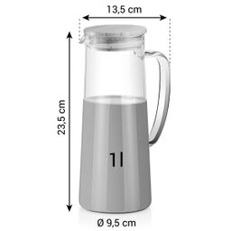 Pitcher with lid ONLINE 1.0 l