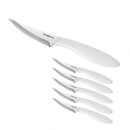 Pizza knife PRESTO 10 cm, 6 pcs, white