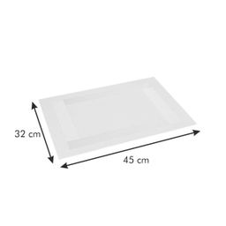 Place mat FLAIR FRAME 45x32 cm, cream