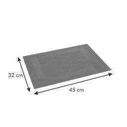 Placemat FLAIR FRAME 45x32 cm, red