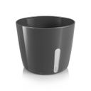 Plant pot SENSE, round, grey