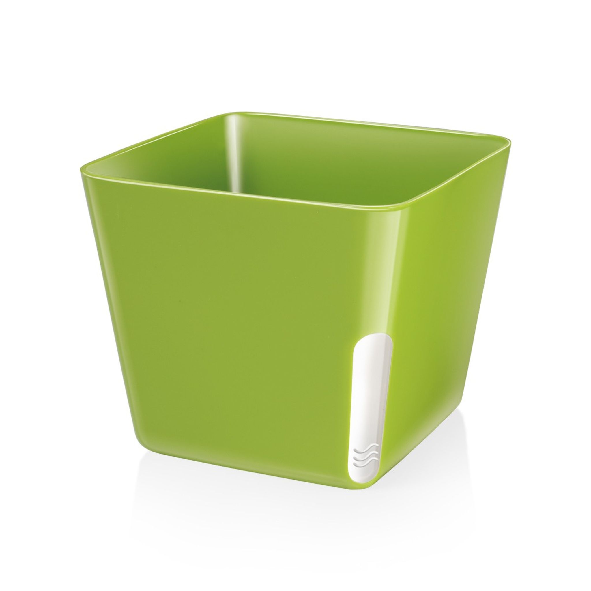 Plant pot SENSE, square, green