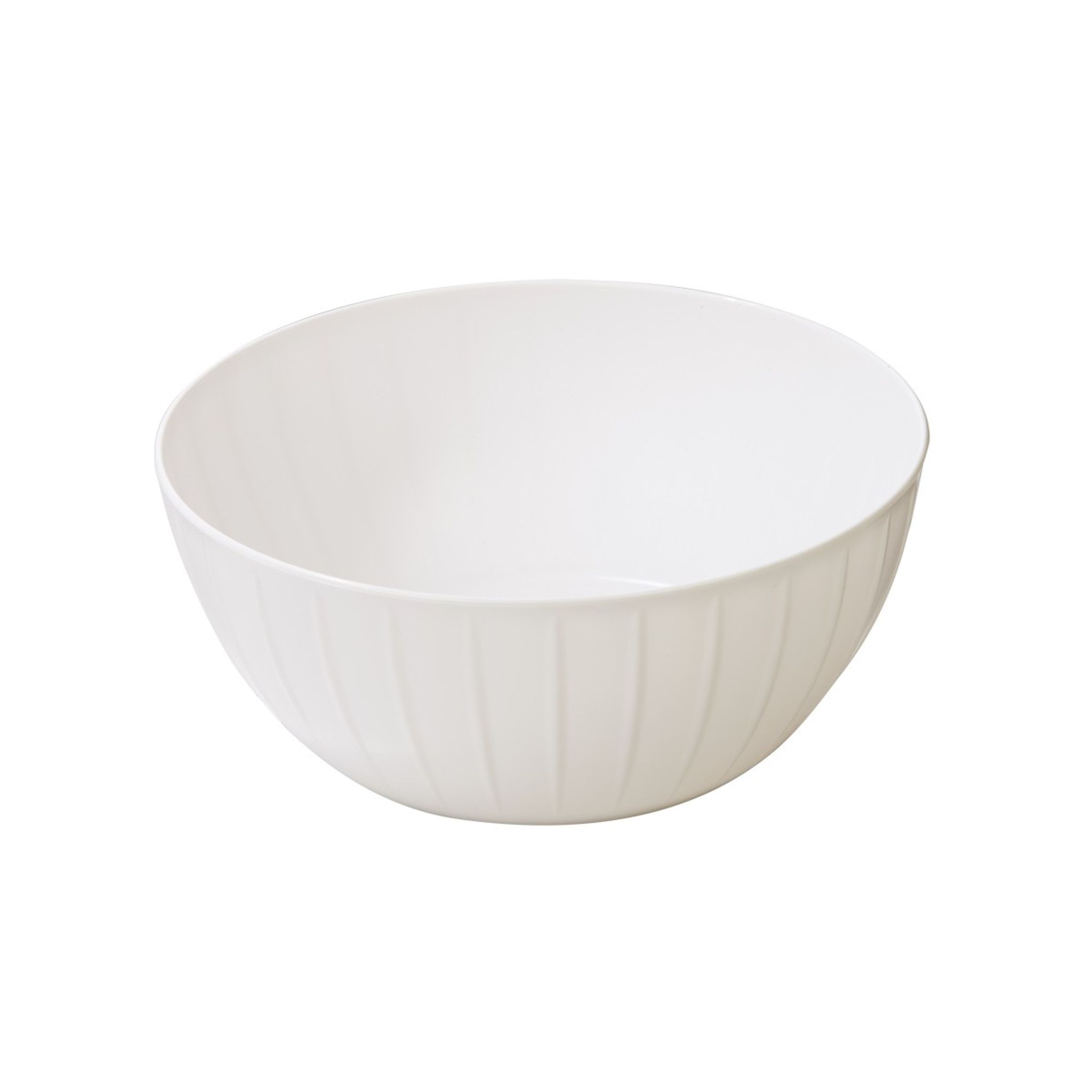 Plastic bowl DELÍCIA ø 28 cm, 5.0 l, white