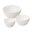 Plastic bowls DELÍCIA, set of 3