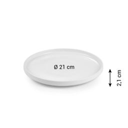 Image of Plate TAVERNE ø 21 cm, cream
