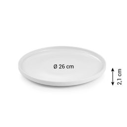 Image of Plate TAVERNE ø 26 cm, cream