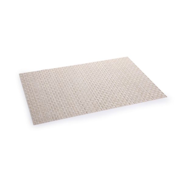Platzset FLAIR RUSTIC 45x32 cm, perlmuttweiß