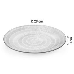 Plytký tanier FRESCO ø 27 cm, Mikado