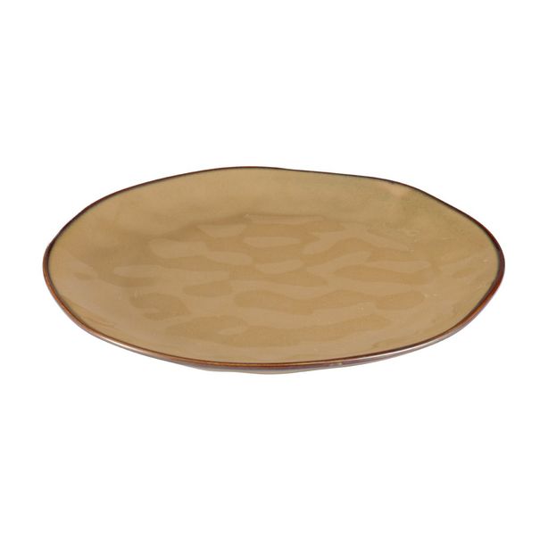 E-shop Plytký tanier LIVING ø 26 cm, hnedá