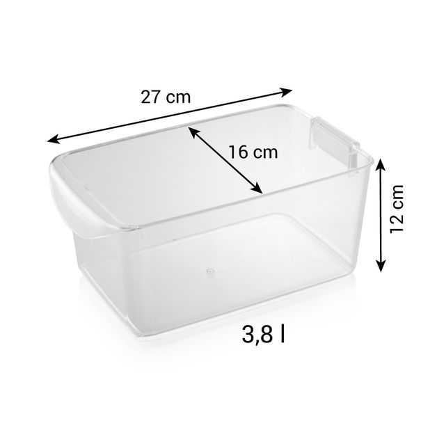 Pojemnik do przechowywania w lodówce FlexiSPACE, duży (zdjęcie 5)