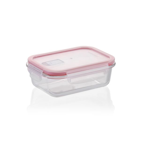 Pojemnik FRESHBOX Glass 0.6 l, prostokątny