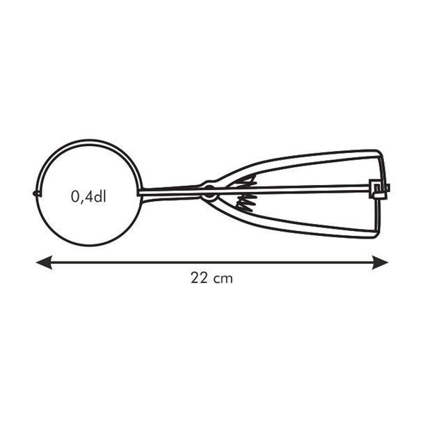 Porcjowacz mechaniczny PRESTO, ø 5 cm (zdjęcie 2)