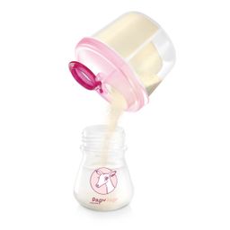 Powdered milk container PAPU PAPI, pink