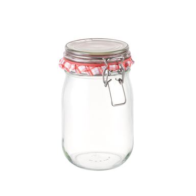 Image of Preserving jar with flip-top closure DELLA CASA 1000 ml