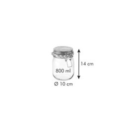 Preserving jar with flip-top closure TESCOMA DELLA CASA 800 ml