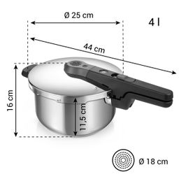 Pressure cooker Element 4.0 l