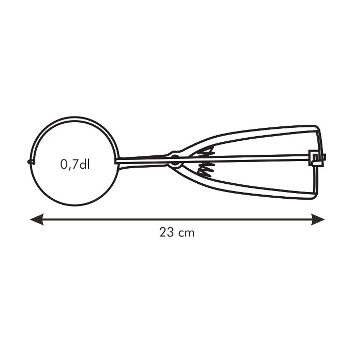 PRESTO kézi adagoló ø 6 cm termék 2. képe