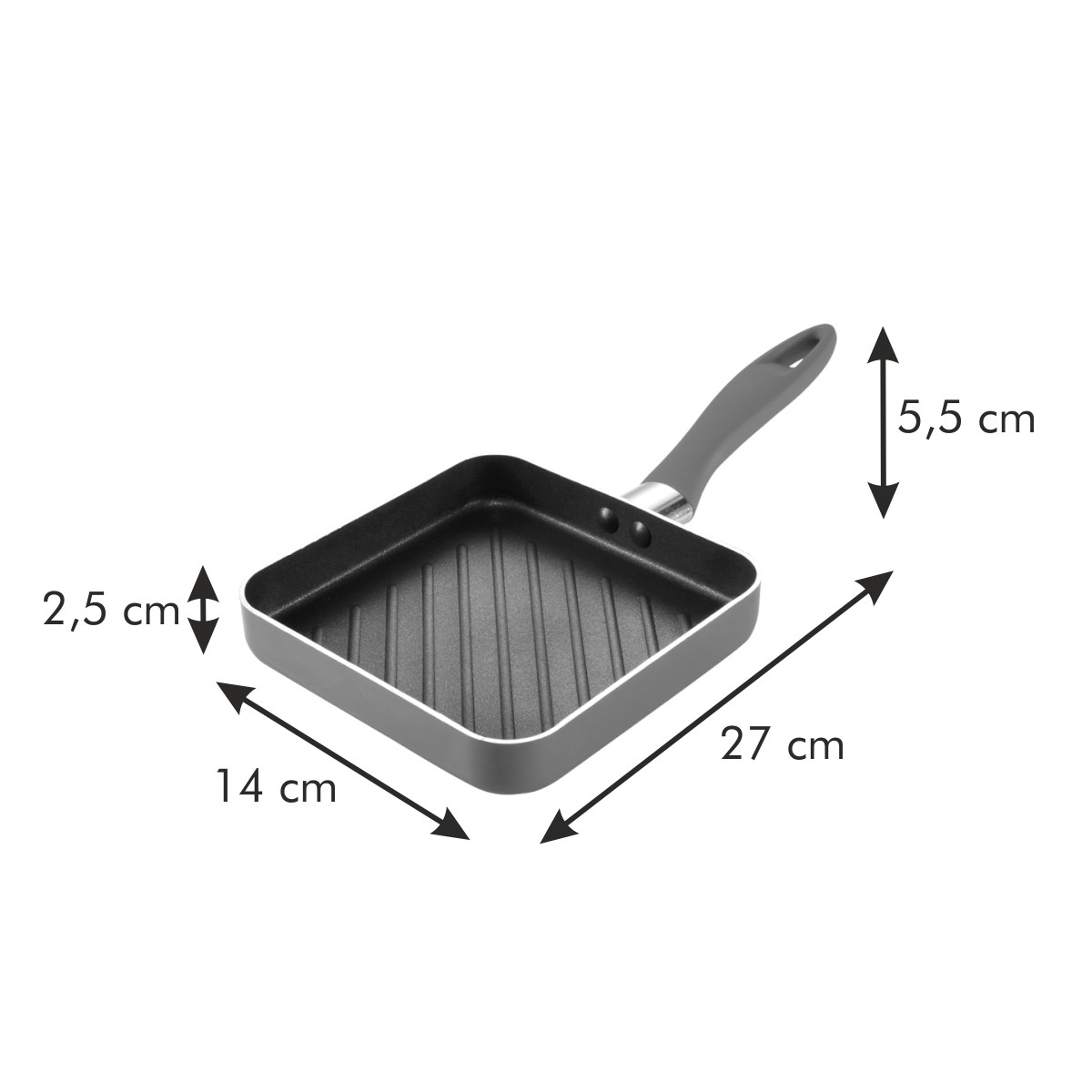 PRESTO MINI Grillserpenyő 14 X 14 Cm