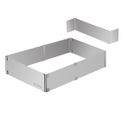 Rectangular adjustable baking frame DELÍCIA