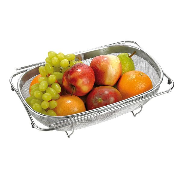 Regulowany koszyk do cedzenia GrandCHEF 34x24 cm