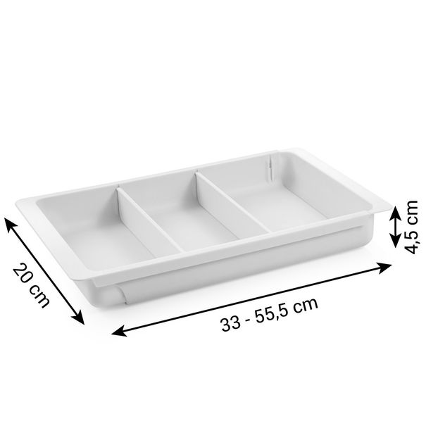 Regulowany organizer do szuflady FlexiSPACE 330-555 mm (zdjęcie 4)