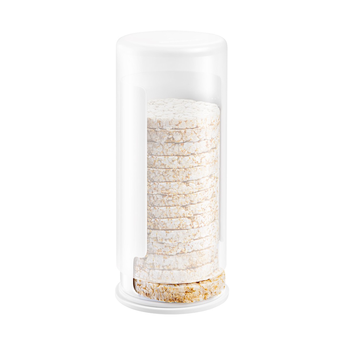 Round Rice Cakes Container Rice cake dispenser 4FOOD, round