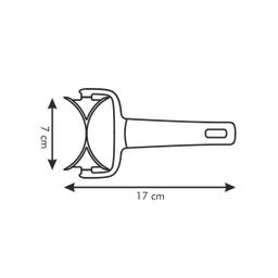 Rolling circle cutter DELÍCIA, 7 cm