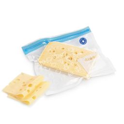 Sacchetti per sottovuoto con chiusura a zip 4FOOD 21 x 22 cm, 10 pz