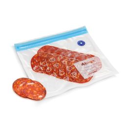 Sacchetti per sottovuoto con chiusura a zip 4FOOD 21 x 22 cm, 10 pz