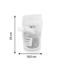 Saco para alimentos com fecho dispensador 4FOOD 700 ml