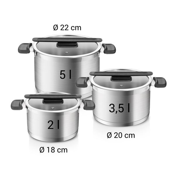 Sada nádobí COMPACT, 6 ks (obrázek 8)