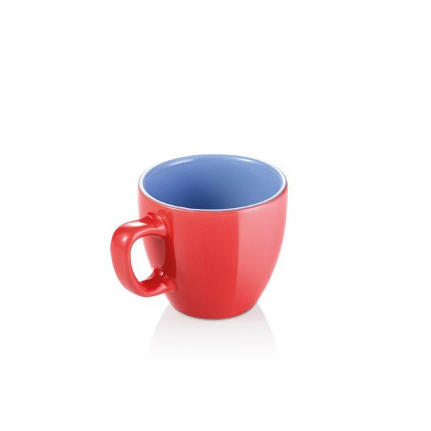 Levně Šálek na espresso CREMA SHINE, červená