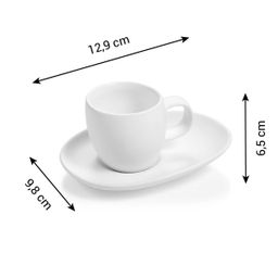 Obrázek Šálek na espresso FANCY HOME Stones, s podšálkem