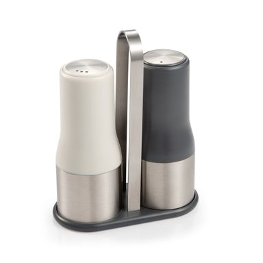 Image of Salt shaker and pepper pot GrandCHEF, with holder