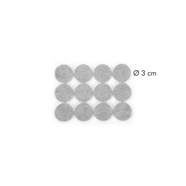 Samoprzylepne podkładki pod meble PRESTO ø 30 mm, 24 szt. (zdjęcie 3)