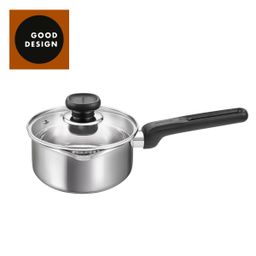 Saucepan BRAVA with double-sided spout and cover ø 16 cm, 1.25 l