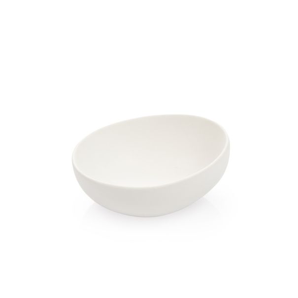 Schale FANCY HOME Stones 11 cm, weiß