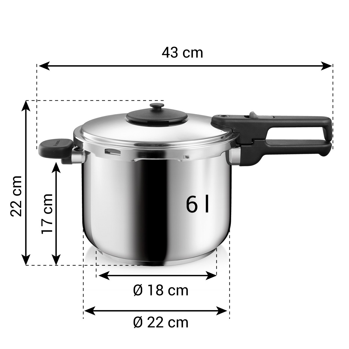 Tescoma GrandCHEF Pfanne ∅ 24 Cm (6 L) - Grau, Aluminium Mit Antihaftbeschichtung, Für Alle Herdarten