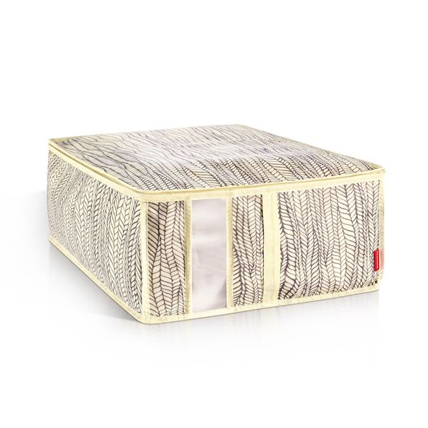 Schutzhülle für Bettwäsche FANCY HOME 40 x 52 x 20 cm, cremefarbig