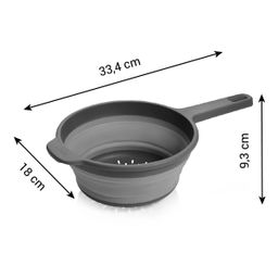 Immagine di Scolatutto con manico GrandCHEF ø 18 cm, pieghevole