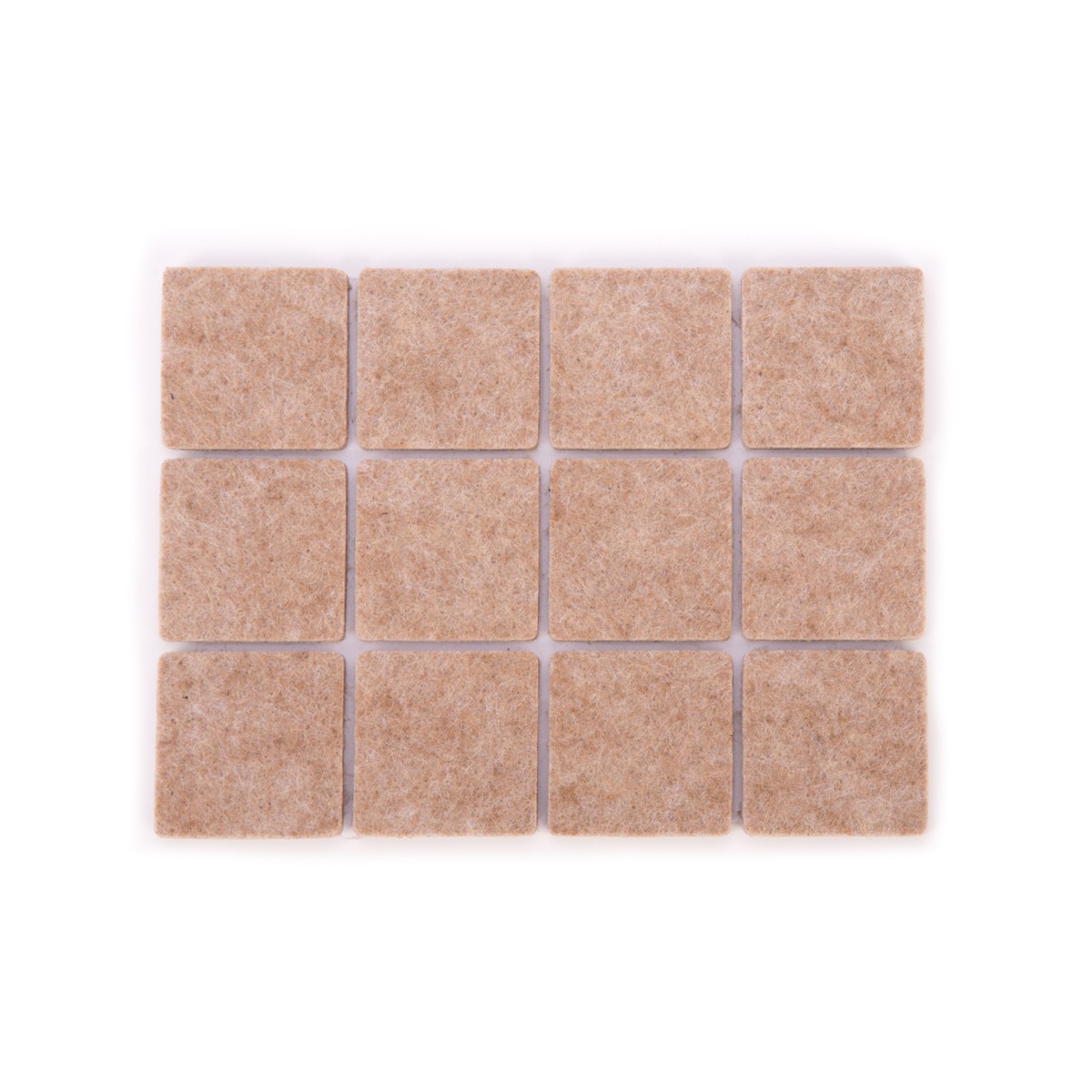 Selbstklebende Filzgleiter PRESTO 25 x 25 mm, 24 St.