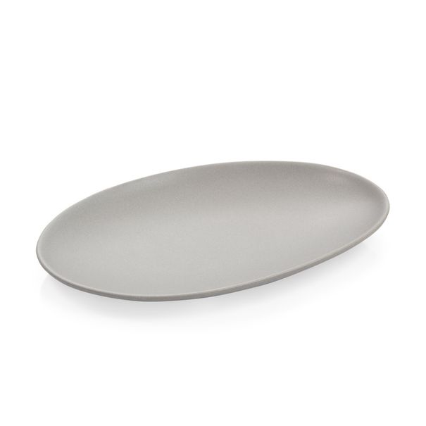 Servierteller FANCY HOME Stones 25 cm, grau