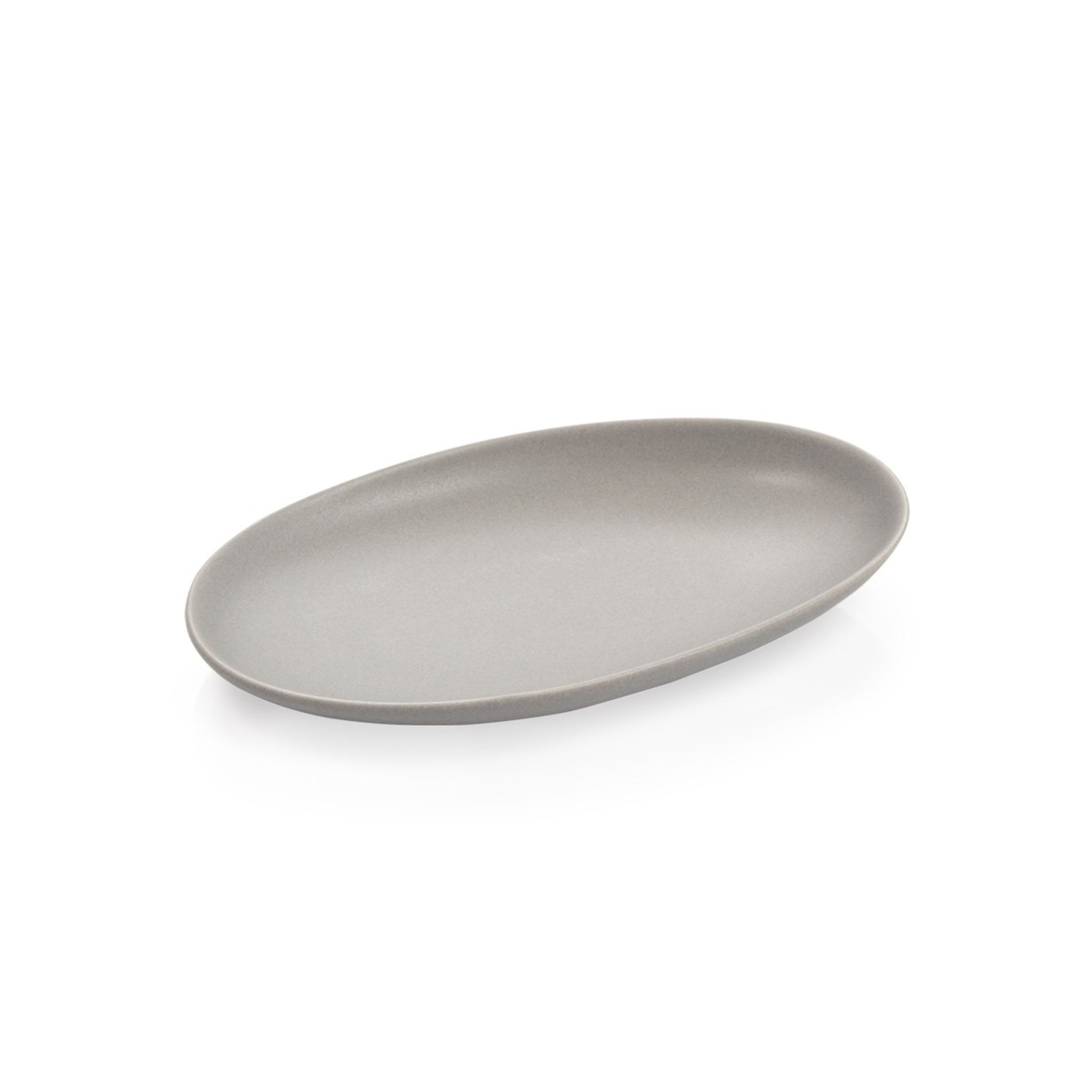 Serving plate FANCY HOME Stones 17 cm, grey