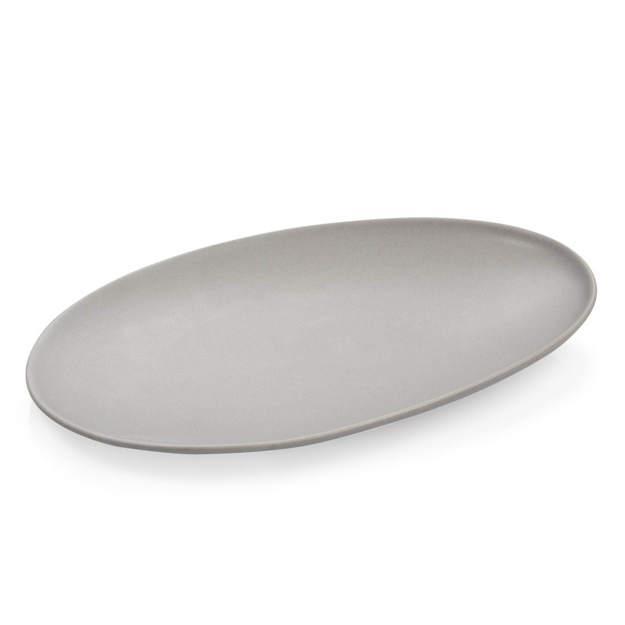 Serving plate FANCY HOME Stones 31 cm, grey