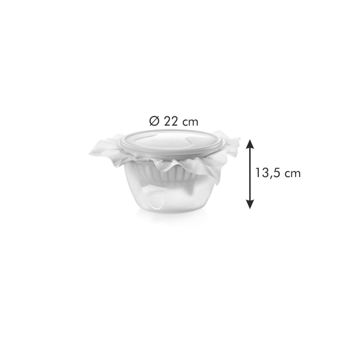 Tescoma Fresh Cheese Making Kit 'Della Casa' – Complete Set For Homemade Cheese, 23.5 X 12 X 17.1 Cm - View #7